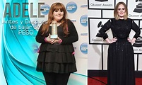 Adele antes y despues de bajar de peso , secretos y tips de como lo hizo