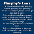 Conceptuele Kunst EdR: Murphy’s law.