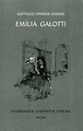 Lessing, Gotthold Ephraim: Emilia Galotti - Hamburger Lesehefte Verlag