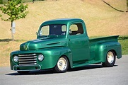 Jeff Davis built this super 1950 Ford F-1 Pickup in his home shop.