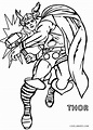 Dibujos de Thor para colorear - Páginas para imprimir gratis