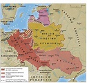 Großfürstentum Litauen-map - Karte des Großherzogtums Litauen (Europa ...