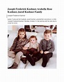 Joseph Frederick Kushner, Arabella Rose Kushner, Jared Kushner Family