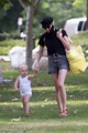 diane kruger enjoys a day at the park with her daughter in beverly ...