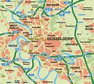 Karte von Düsseldorf (Stadt in Deutschland) | Welt-Atlas.de