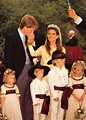 The wedding of Charles Spencer and Victoria Lockwood. The two children ...