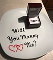 Will You Marry Me Marriage Proposal Plate Marriage Proposal - Etsy