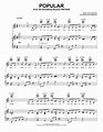 Popular (from Wicked) Sheet Music