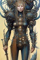 Biopunk Battle Angel - Galaxy of Digital Arts - Paintings & Prints ...