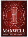 "Magnetic lines James Clerk Maxwell electromagnetic waves Poster ...