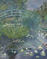 Blanche Hoschedé Monet (1865-1947) , Passerelle sur l'étang aux ...