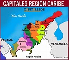 Capitales de la region caribe de Colombia |LISTADO - Capitales de