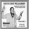 Sonny Boy Williamson – Complete Recorded Works In Chronological Order ...