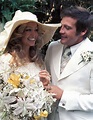 Farrah Fawcett and Lee Majors on their wedding day - July 28, 1973. : r ...
