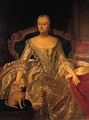 Portrait of Henrietta Maria of Brandenburg-Schwedt (1702-1782), Duchess ...