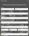 Motorcycle Insurance Quote Form Template | 123FormBuilder