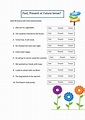 Simple Present And Past Tense Worksheet | All in one Photos