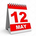 Calendario. 12 de mayo — Foto de Stock #44668033 — Depositphotos