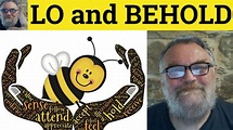 🔵 Lo and Behold Meaning - Lo and Behold Examples - Lo and Behold ...