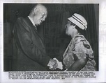 1956 Press Photo Mrs Portia Washington Pittman, daug. of Booker T. Was ...