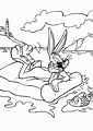 Disegni da colorare Bugs Bunny 2 | Bunny coloring pages, Cartoon ...