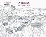 Ancient Athens Map - Athens • mappery