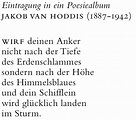 Jakob van Hoddis Archive - INO
