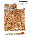 Topographic Map Of Utah - Black Sea Map