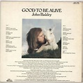 Long John Baldry Good To Be Alive UK vinyl LP album (LP record) (739098)