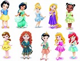 princesas disney baby #babystuffdisney | Princesas disney, Princesas ...