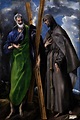 El Greco (1541-1614) " San Andrés y San Francisco " 1598 The Prado ...