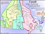 Map of Canadian time zones : r/MapPorn