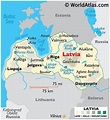 Mapas de Letonia - Atlas del Mundo