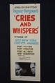 Vintage Movie Poster - CRIES & WHISPERS... - (Circa 1972)