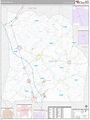 Duplin County, NC Wall Map Premium Style by MarketMAPS - MapSales.com