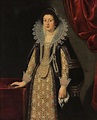 Portrait of a woman possibly Maria Magdalena of Austria wife of Cosimo ...