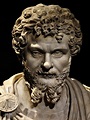 Septimius Severus (close-up). Marble. Ca. 200 CE. Inv. No. I 181 ...