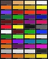 √ Custom Auto Paint Colors Chart