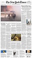 New York Times Newspaper Template