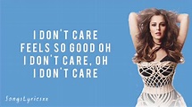 Cheryl - I Don’t Care (With Lyrics) - YouTube