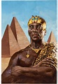 illustration of gregory manchess showing the great nubian king taharqa ...