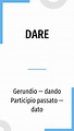 Conjugación Dare 🔸 Verbo italiano en todos los tiempos y formas ...