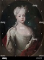 . English: Portrait of Luise von Anhalt-Dessau (1709-1732), princess of Anhalt-Bernburg . circa ...