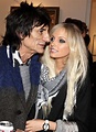 Ronnie Wood joined by girlfriend Sally Humphreys as his art exhibition ...