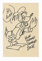 Original Donald Duck Drawing by Leo Salkin. - Van Eaton Galleries