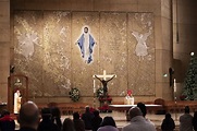 New Marian tapestry completes LA cathedral’s 'Communion of Saints'