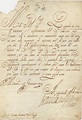 Autografo di Benedetta Enrichetta del Palatinato Benedetta di Hannover ...