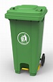 Outdoor Garbage Bin With Wheels 240 Liters Wheeled Waste Trash Can ...