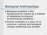 PPT - Biological Anthropology PowerPoint Presentation, free download ...