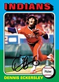 1975 Topps Dennis Eckersley | Baseball cards, Baseball trading cards ...